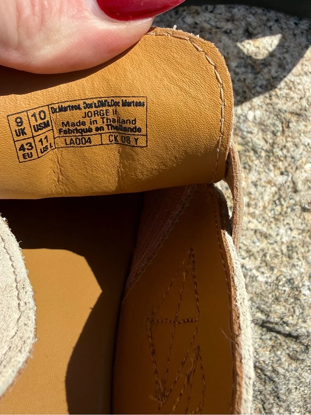 Dr. Martens Jorge II Slingback Mules Suede Taupe Sandals Clogs Men’s US 10 EU 43